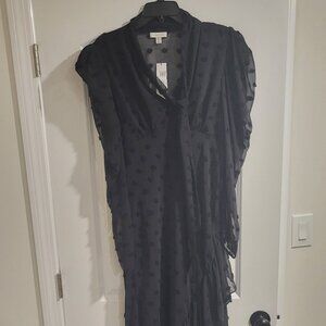 Women's black top shop dress
